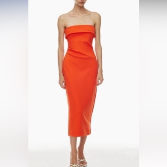 Aritzia Dresses & Skirts - Aritzia orange  Eyecatcher Dress